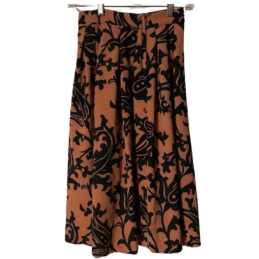 H&M Paisley Poplin Skirt